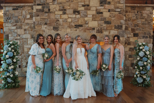 A Beautiful Blue and White Wedding at Round Lake Farms