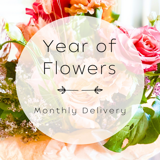Monthly Delivery - A Year of Flowers