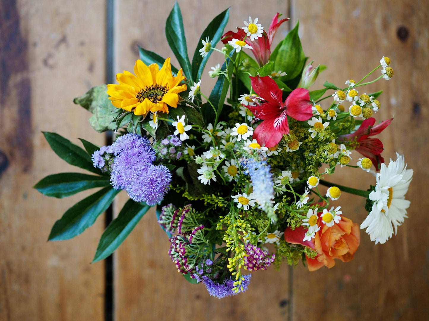 Monthly delivery - Wrapped in-season, local flowers